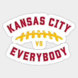 Kansas city vs Everybody Sticker